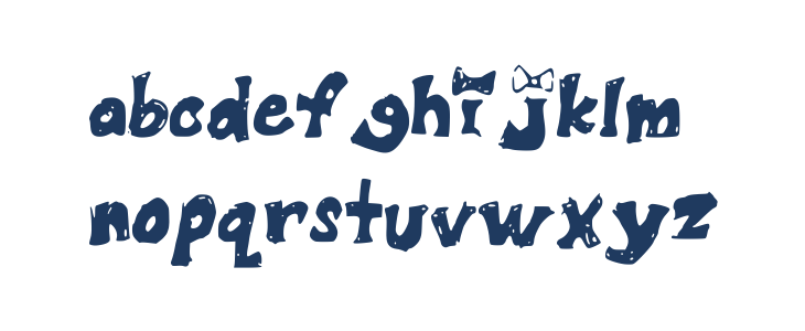 Ribbonbubble Lowercase