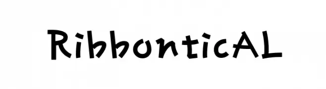 RibbonticAL  تنزيل الخطوط