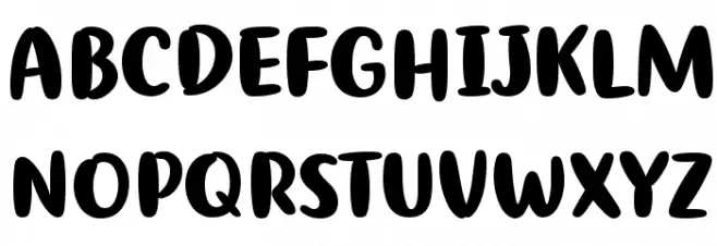 Ribeat Font UPPERCASE