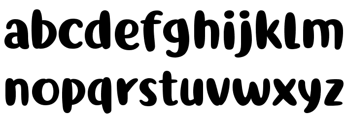 Ribeat Font LOWERCASE