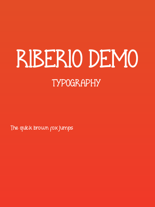 Riberio Demo Poster