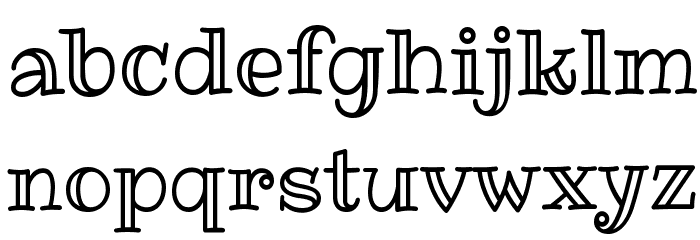 Ribeye Marrow Font LOWERCASE