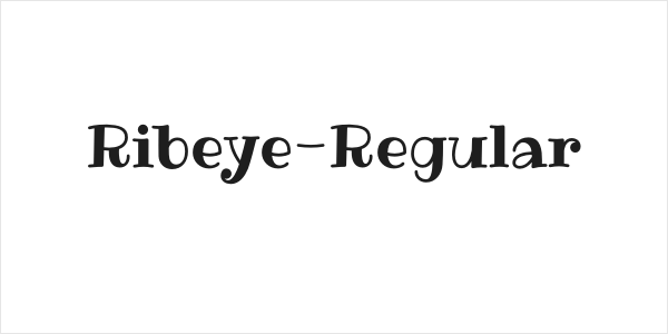 Ribeye-Regular Logo