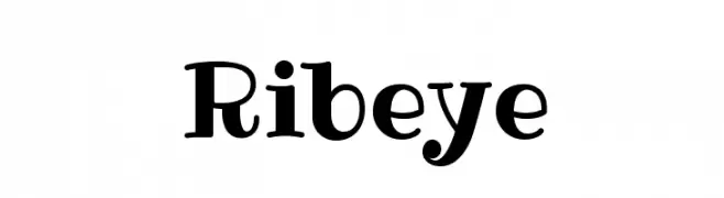 Ribeye  Скачать бесплатные шрифты