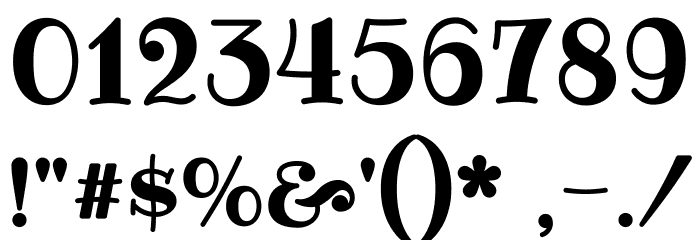 Ribeye Font OTHER CHARS