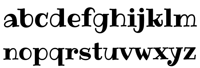 Ribeye Font LOWERCASE