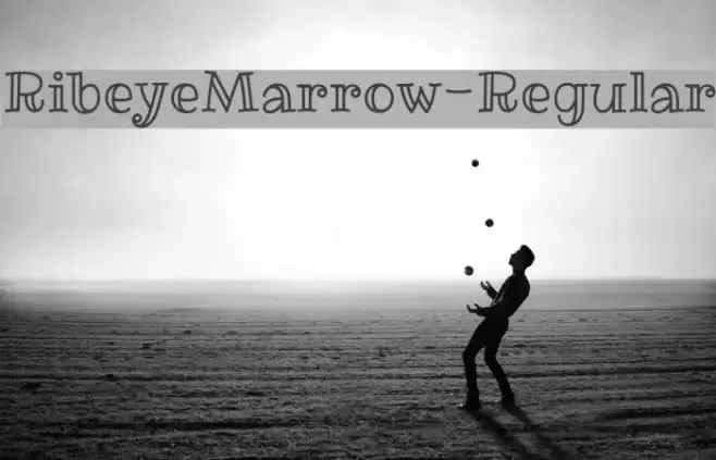 RibeyeMarrow-Regular Font examples
