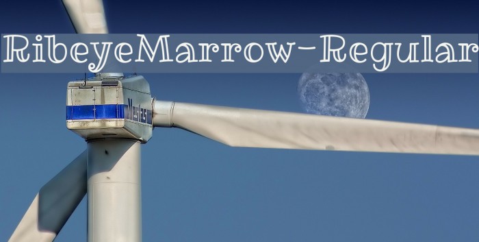RibeyeMarrow-Regular Font examples