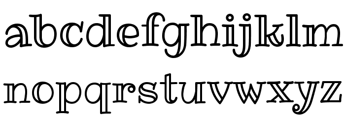 RibeyeMarrow-Regular Font LOWERCASE