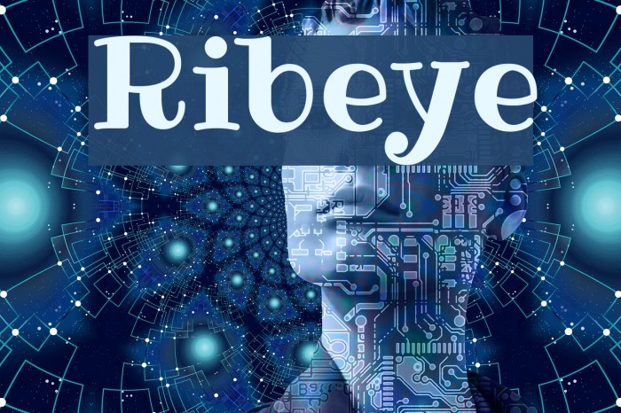Ribeye Font examples