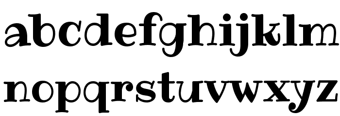 Ribeye Font LOWERCASE