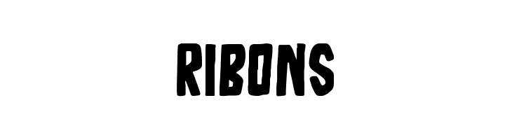 Ribons  フリーフォントのダウンロード