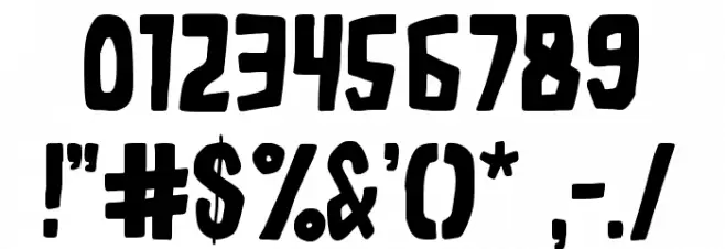 Ribons Font OTHER CHARS