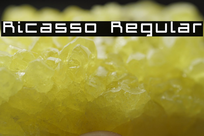 Ricasso Regular Example 3