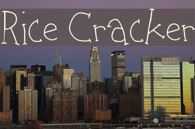 Rice Cracker Example 3