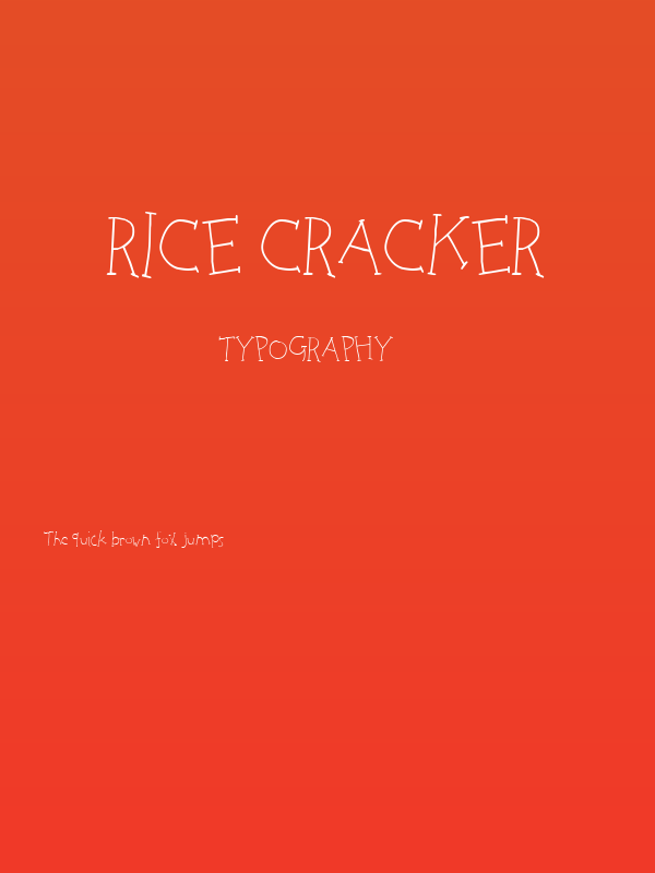 Rice Cracker Poster