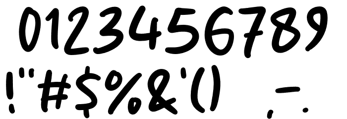 Rich Cheese Font OTHER CHARS