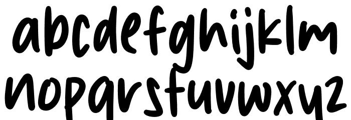 Rich Cheese Font LOWERCASE