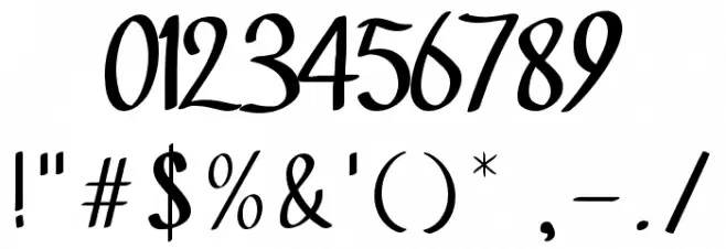 Rich Monster - Personal Use Font OTHER CHARS