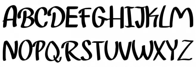 Rich Monster - Personal Use Font UPPERCASE