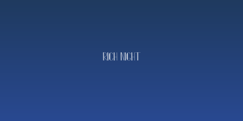 Rich Night Social Header