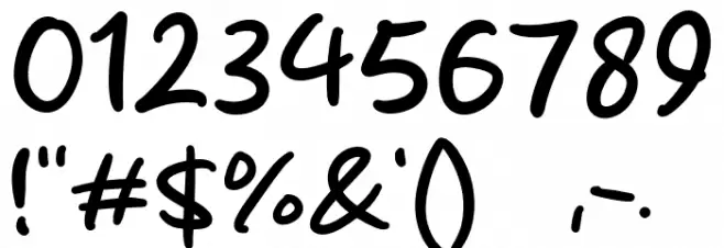 Rich Potato Font OTHER CHARS