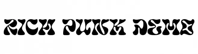 Rich Punk DEMO フォント