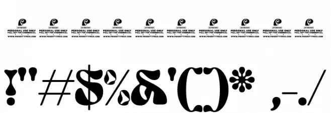 Rich Punk DEMO フォント その他の文字