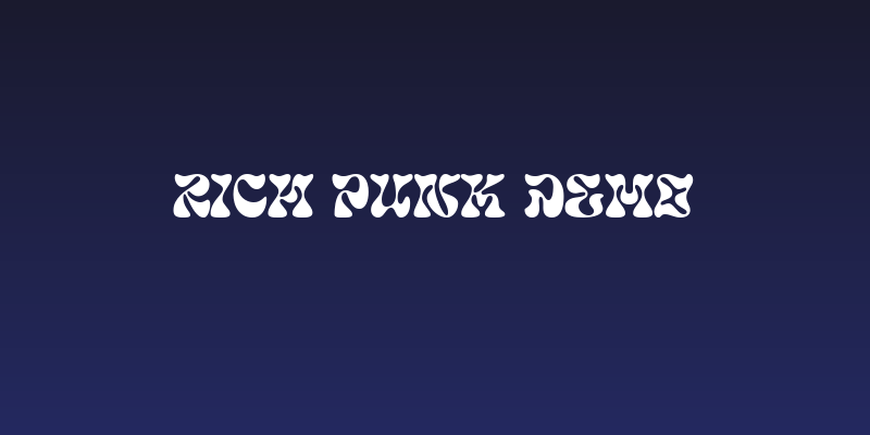 Rich Punk DEMO Social Header