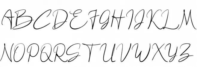 Rich Rebecca Schriftart Groß