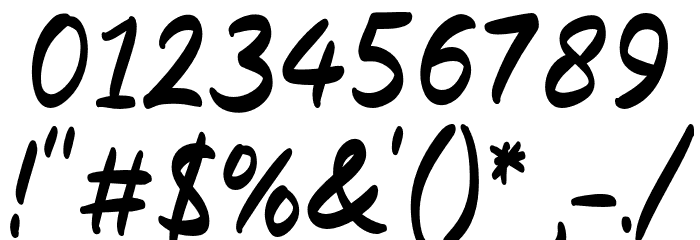 Rich Toasted Font OTHER CHARS