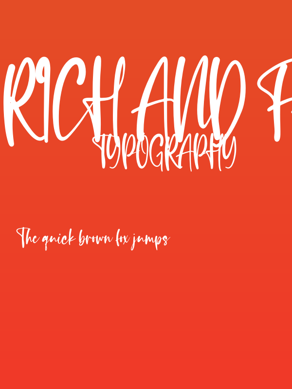 Rich and Famous Poster