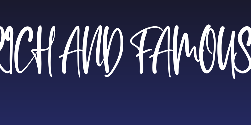 Rich and Famous Social Header