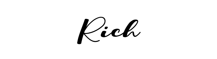 Rich  Free Fonts Download
