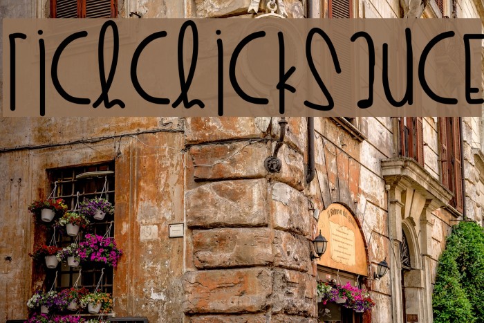RichChickSauce Font examples