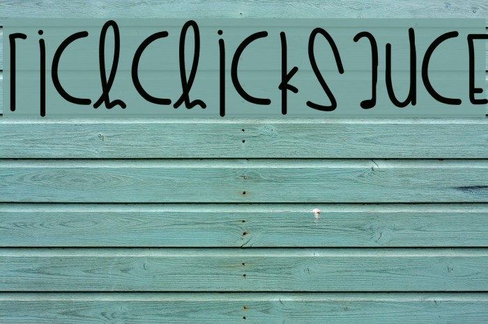 RichChickSauce Font examples