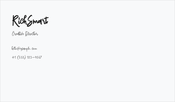 RichSmart Business Card