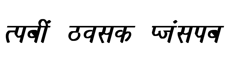 Richa Bold Italic フォント
