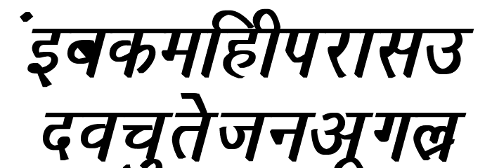 Richa Bold Italic フォント 小文字