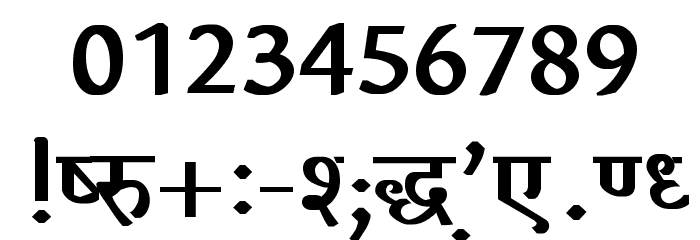 Richa Bold Font OTHER CHARS