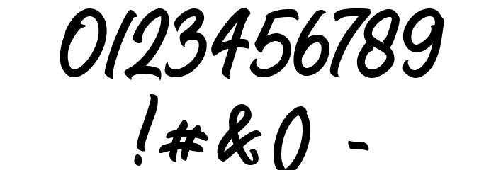 Richany Regular Font OTHER CHARS