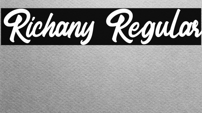 Richany Regular Example 1