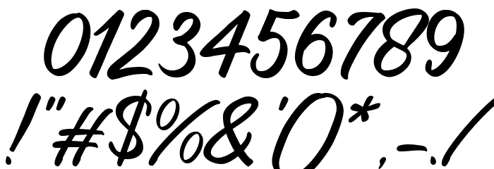 Richard Benoitt Regular Font OTHER CHARS