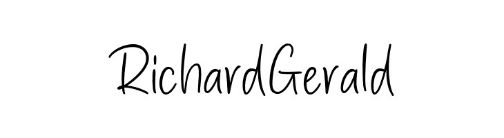 Richard Gerald  免费字体下载