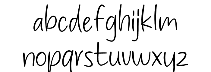 Richard Gerald Font LOWERCASE