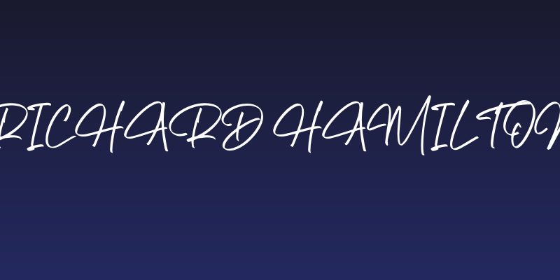 Richard Hamilton Social Header