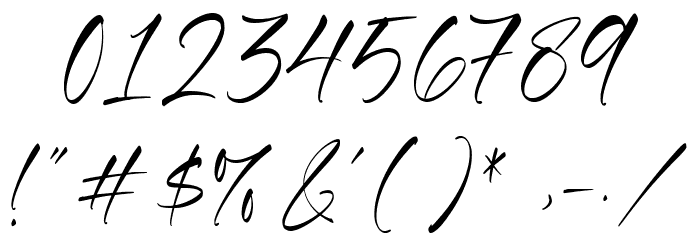 Richard Hampton Font OTHER CHARS