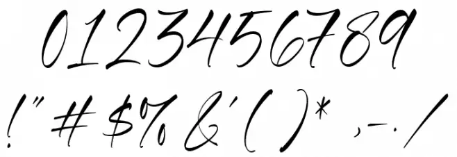 Richard Hampton Font OTHER CHARS