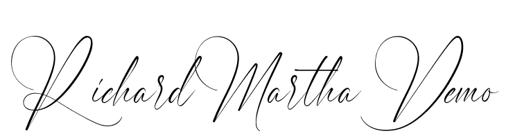 Richard Martha Demo  Descarca Fonturi Gratis