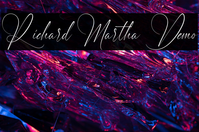 Richard Martha Demo Example 1